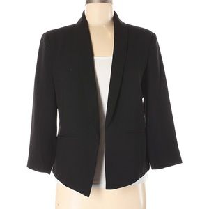 Mural Curve Collar Blazer